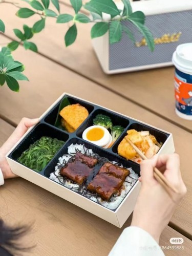 木製便當盒F235A（含蓋）